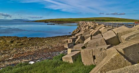 Churchill Barriers Orkney viewpoint