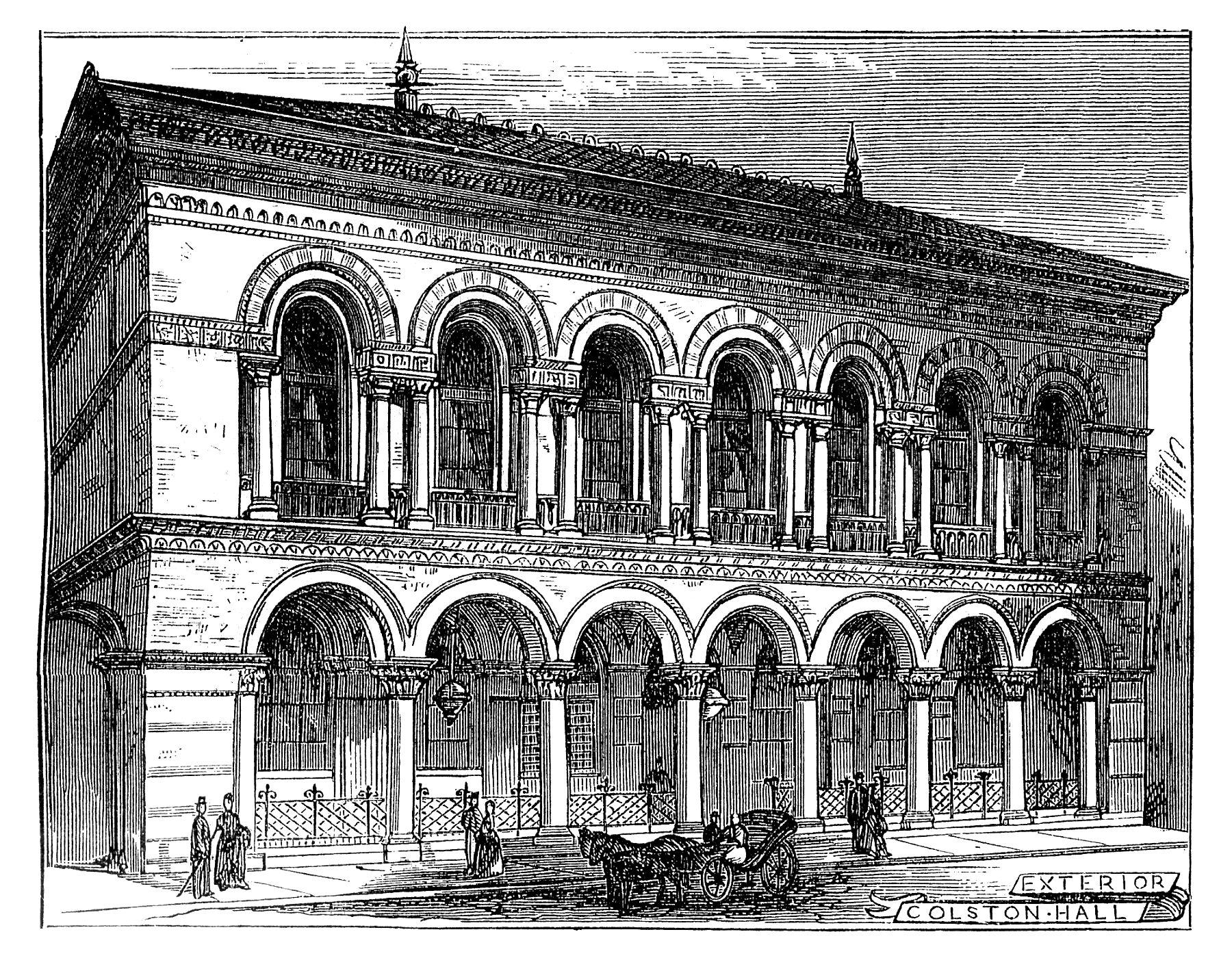 Colston Hall, 1873 © Wikimedia