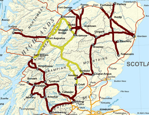 Military Roads in Scotland