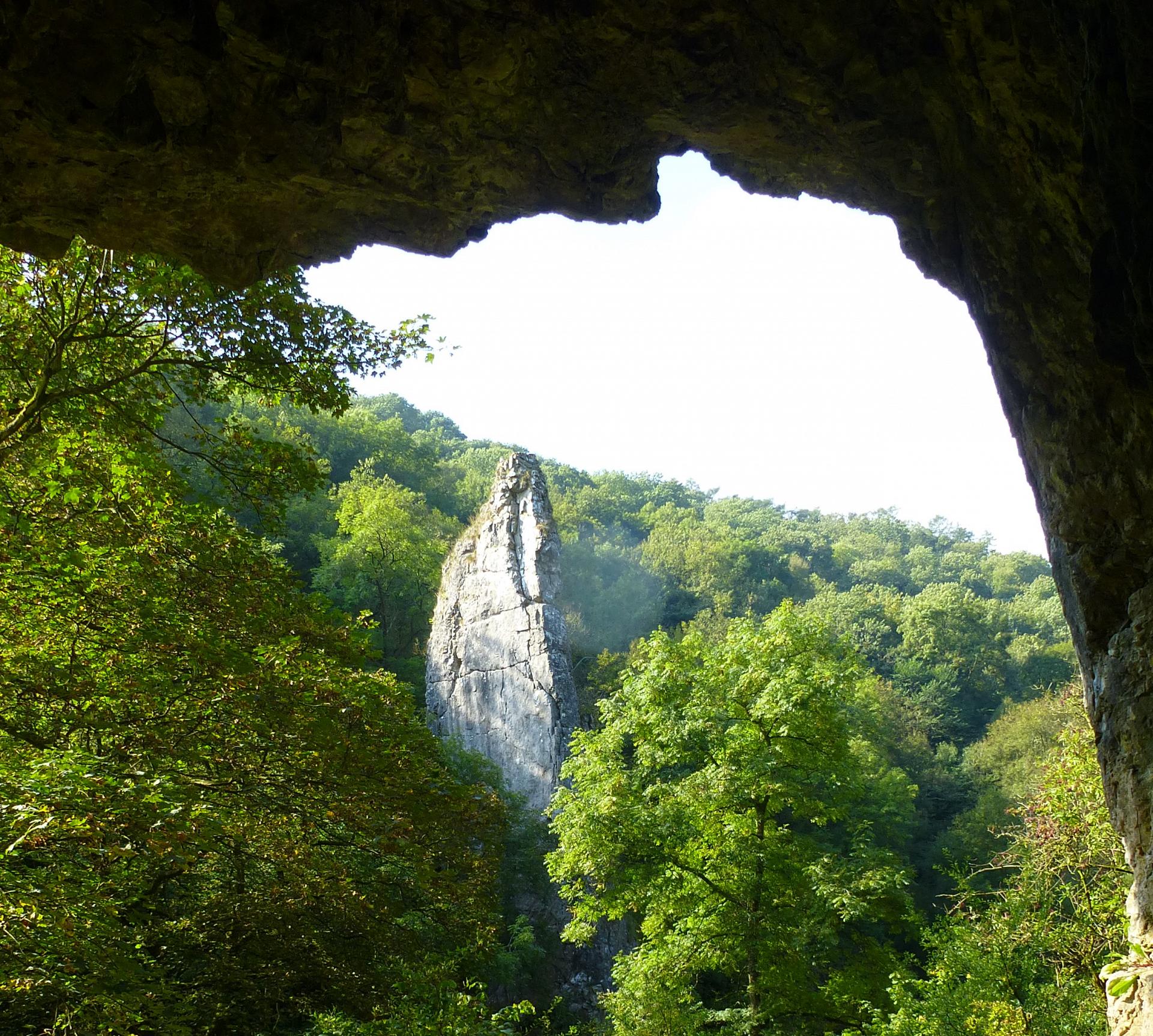 Dovedale spires and caves