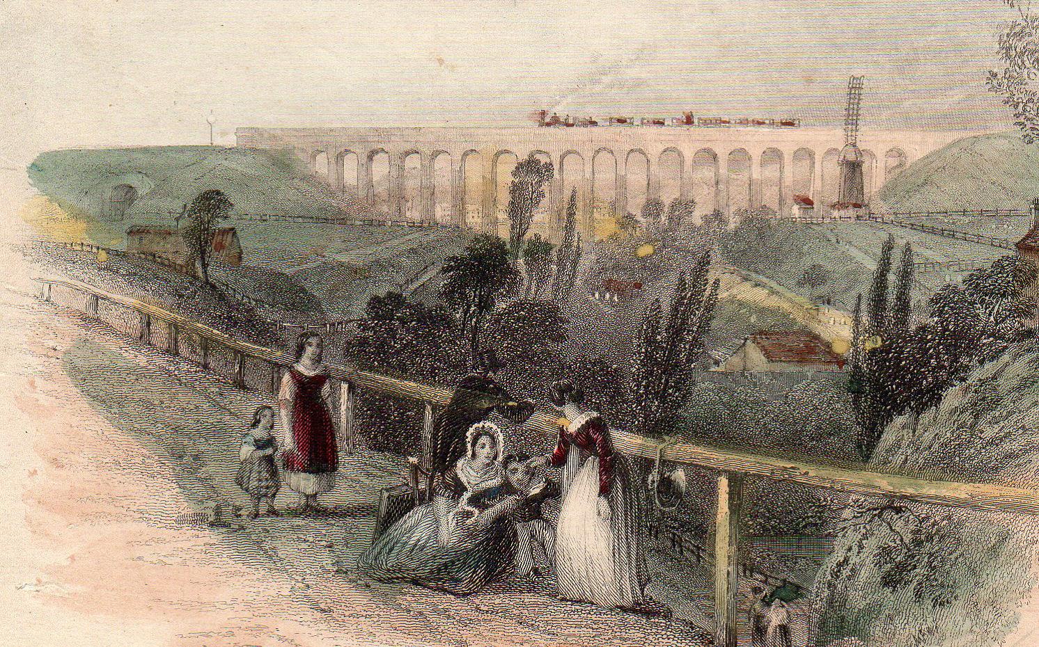 The fertile Foord Valley, Folkestone, 1844
