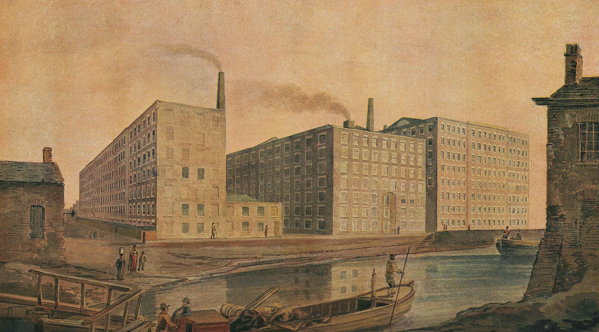 Wool mills, Manchester 1820