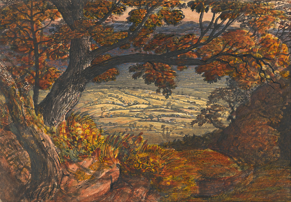 The Weald of Kent by Samuel Palmer, 1834, Wikimedia Commons