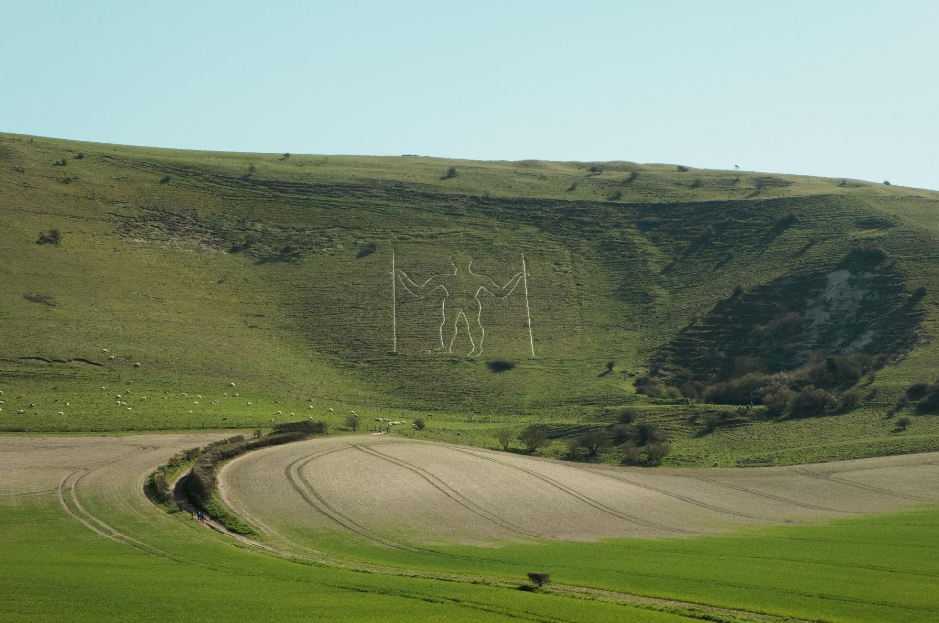 The Long Man of Wilmington in Sussex © Rory Walsh