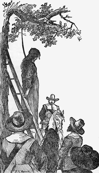Whilst Old Knobbley was known as a sanctuary, some suspected witches were hung from the branch of a tree