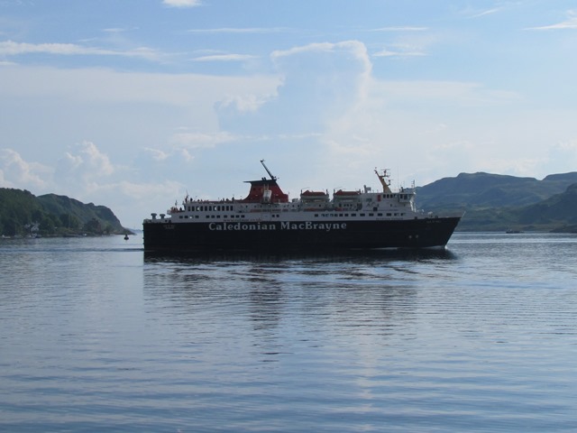 Ferry on the way from Oban