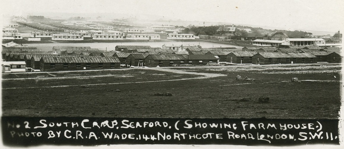 Photograph of South Camp, Seaford circa 1918 © C.R.A Wade, Creative Commons