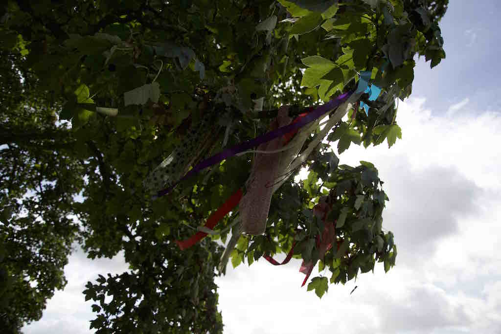 Tree dressing reveals that the area is still spiritually important to people today © Mary-Ann Ochota  